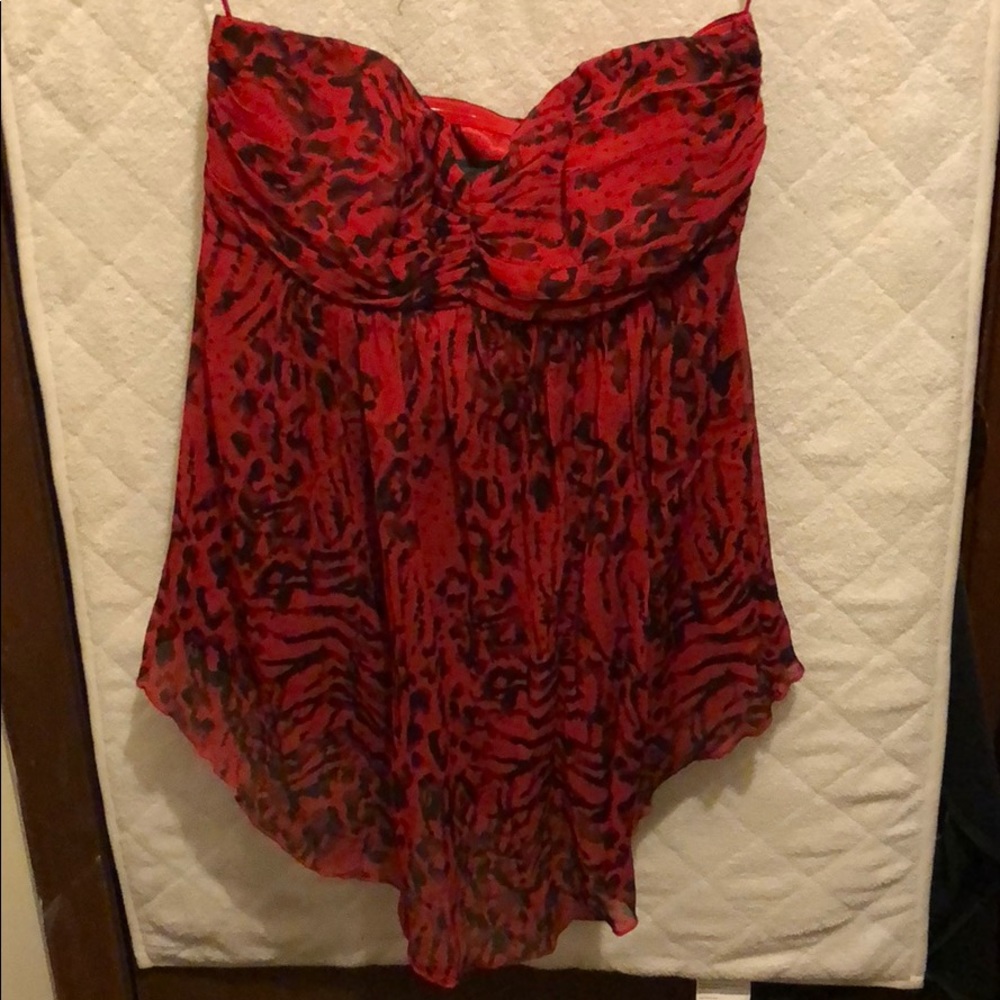 Sexy Red Blouse